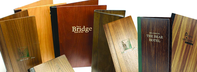 Wooden Menus