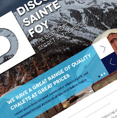 Hotel Web Design - Discover Sainte Foy