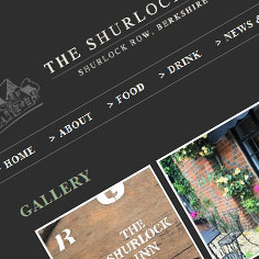 Restaurant Web Design - Shurlock