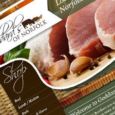Ecommerce Web Design - Goddards Butchers