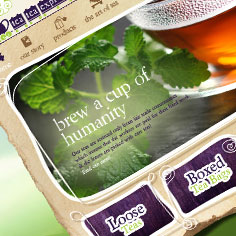 Ecommerce Web Design - Tea Tea Express